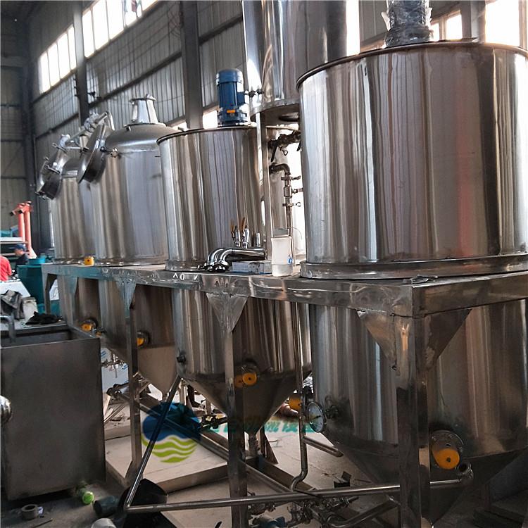 食用油精炼设备 植物油压榨精炼一级油加工精炼机 橄榄油棉籽油