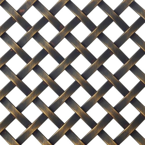 深咖色正方斜方隔断屏风吊顶金属网格古铜色钢丝网香槟金编织网帘