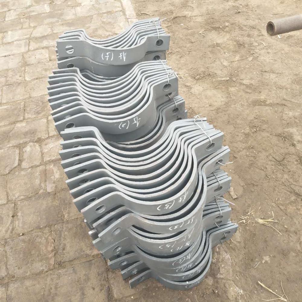 a5基准型双螺栓管夹扁钢管夹化工管道管夹