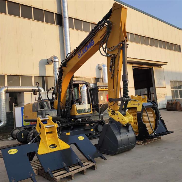 挖掘机铁道行走改装 公铁两用挖掘机改装 铁道设备枕木机改装