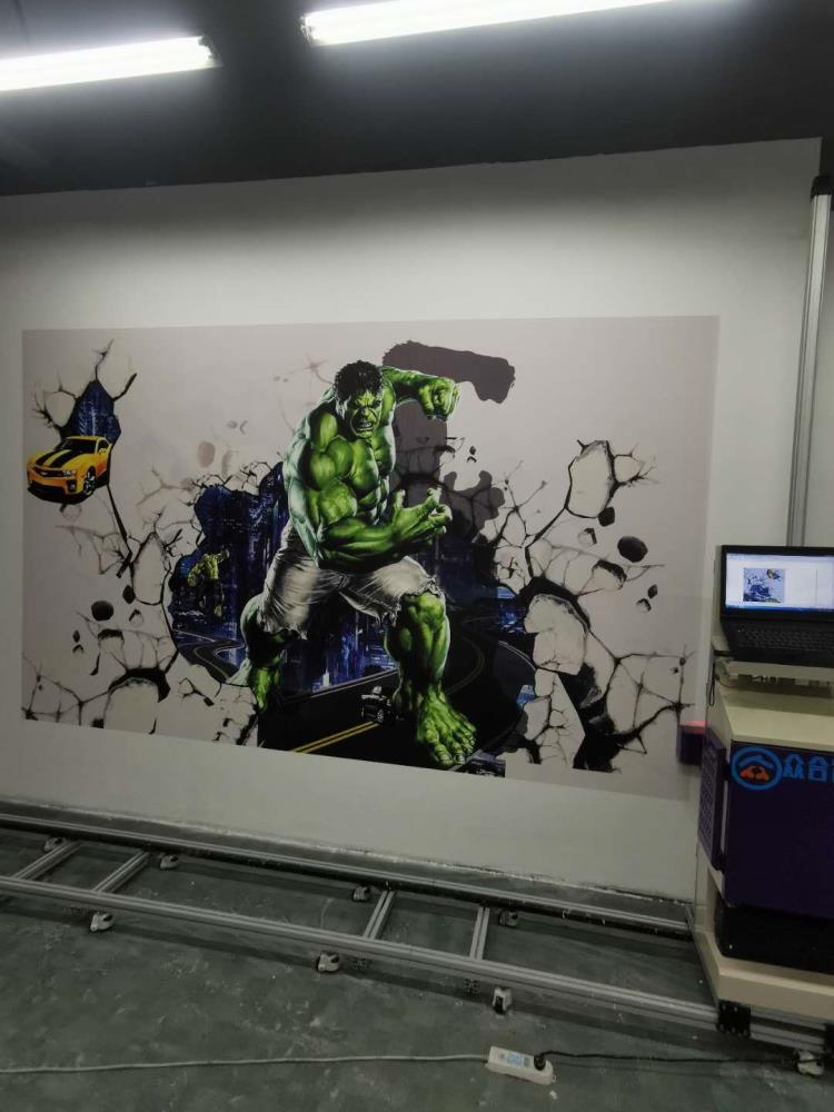 墙体彩绘机墙绘新技术全自动壁画