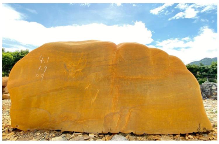 新农村建设村牌黄蜡石大型路边路标石村口置石由广东刻字黄蜡石
