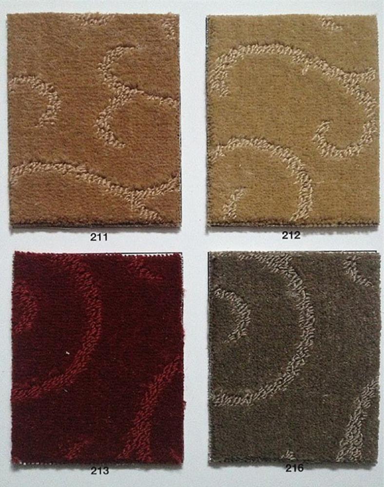 低价供应开绒提花地毯宾馆酒店院影视城化纤满铺提花卷材