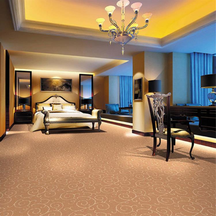 低价供应开绒提花地毯宾馆酒店院影视城化纤满铺提花卷材