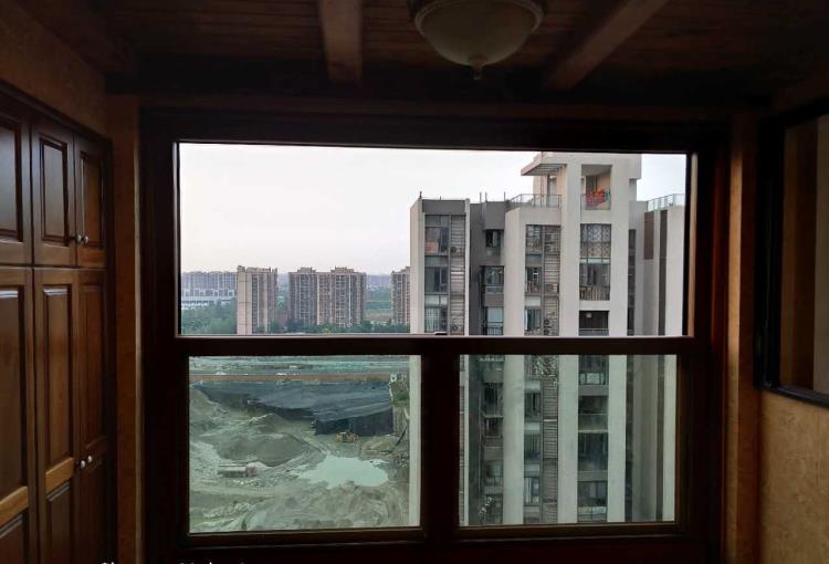 阳台升降玻璃窗兮鸿幕墙智能遥控提升窗