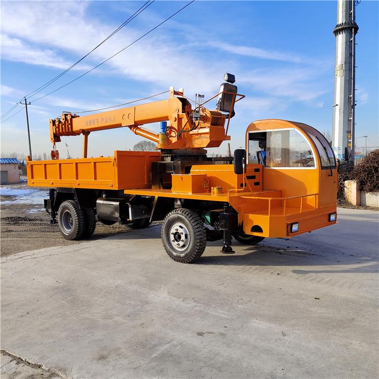 定做自制四不像随车自备吊园林背树吊车小型四不像随车吊