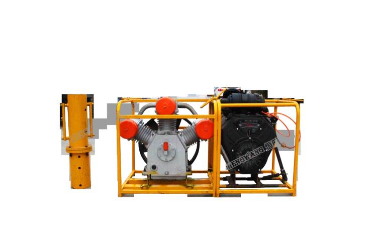 便携式防汛打桩机恒旺直销小型手持式气动植桩