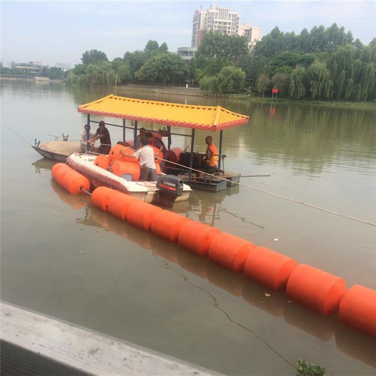 电站PE拦污浮排 水库警示浮排 发泡浮筒