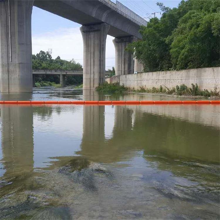 水库垃圾围栏浮筒 警示警戒浮筒 PE拦污索浮排 水库拦污浮筒