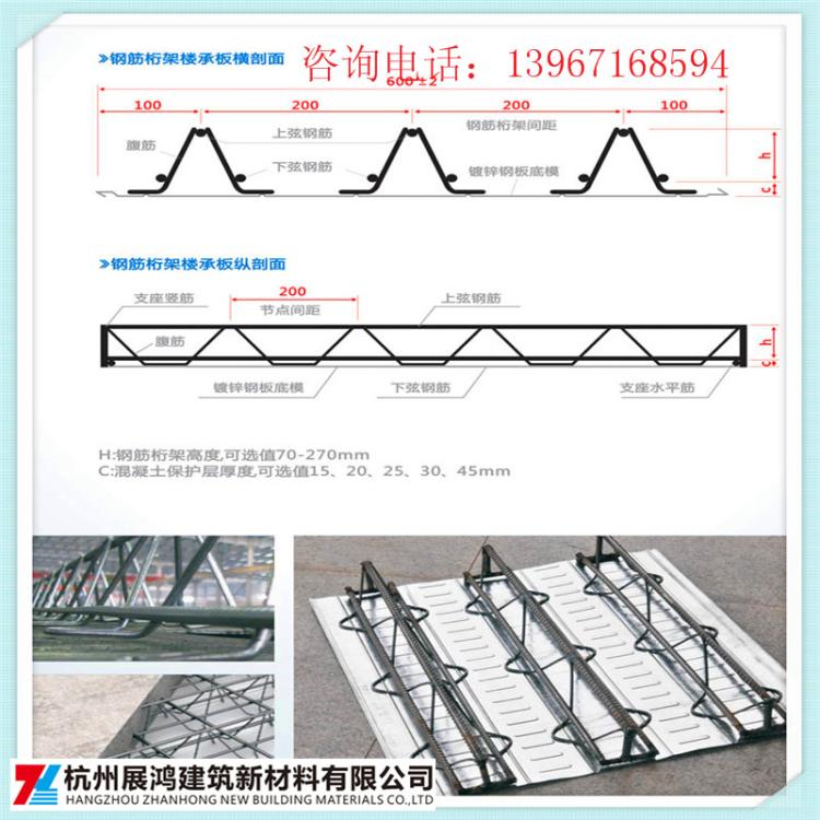 安徽合肥钢筋桁架楼承板厂家