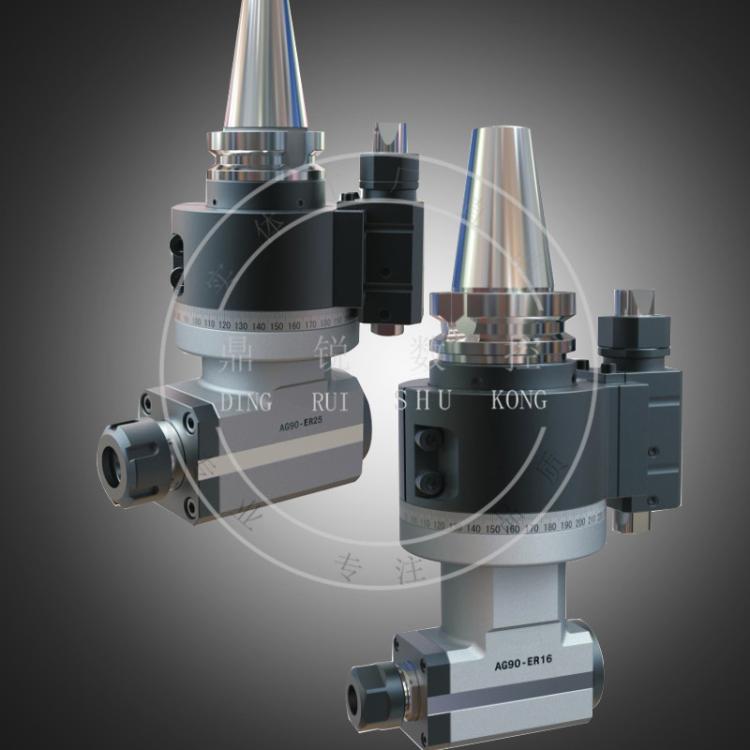 数控角度头90度侧铣横铣万向轻型BT50-ER32角度头CN