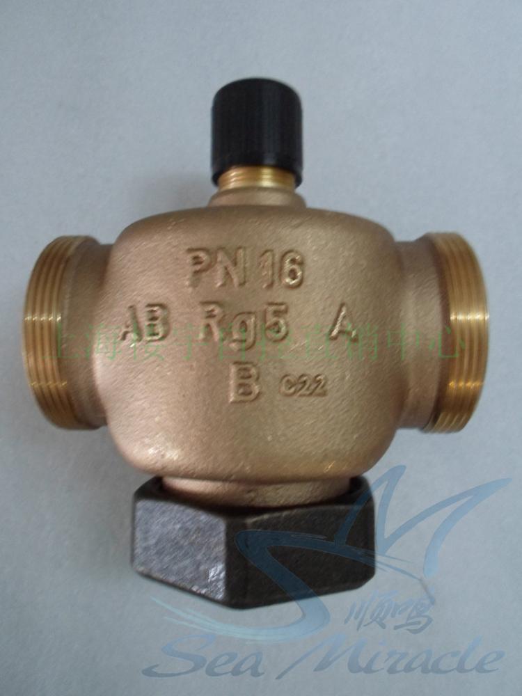 西门子VVP45.20-4螺纹铜水管管道电动二通调节阀门