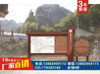 成都标牌四川景区导视标牌导视系统成都黑格标识标牌有限公