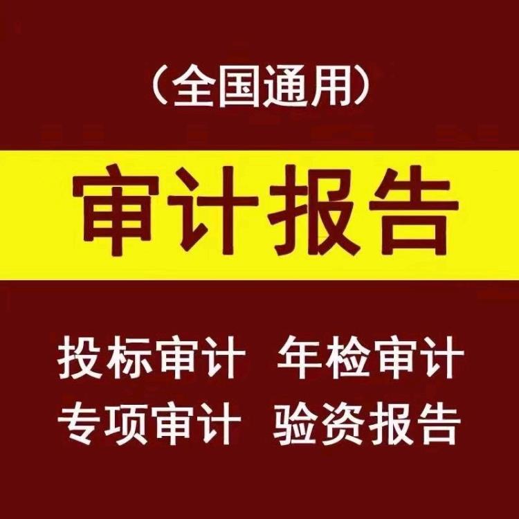 一手事务所承接全国通用审计报告 税审报告 税务筹划