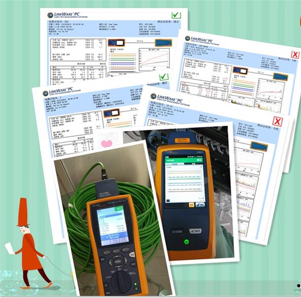 FLUKE 光纤网线测试出租DTX-1800