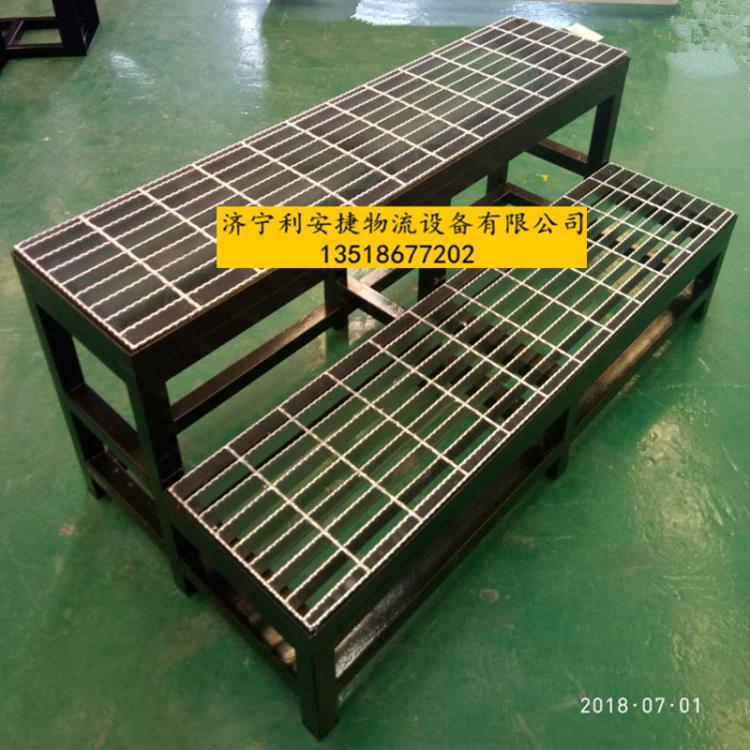 机床附件钢格栅踏台防滑脚踏板铝合金工业踏台
