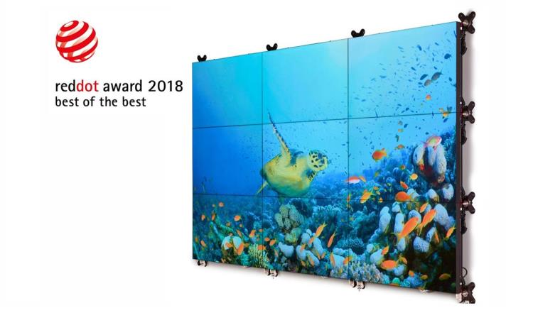 巴可55寸 无边框平铺 LCD 拼接显示系统平台