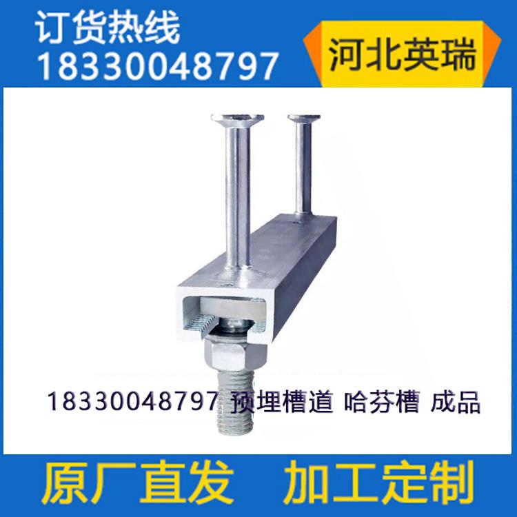 河北英瑞 38*23综合支架预埋槽道厂家 带齿哈芬槽