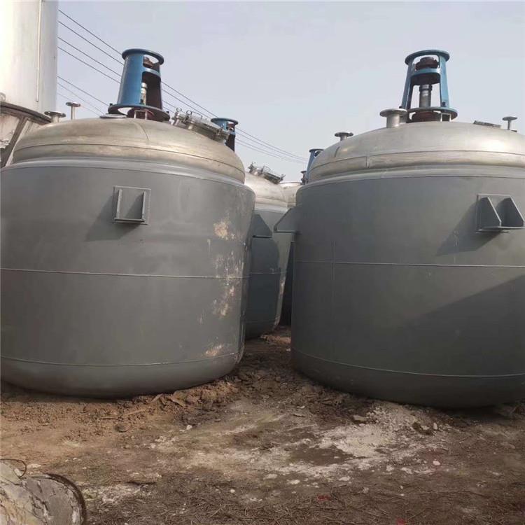 供应二手5000L6300L搪瓷电加热反应釜