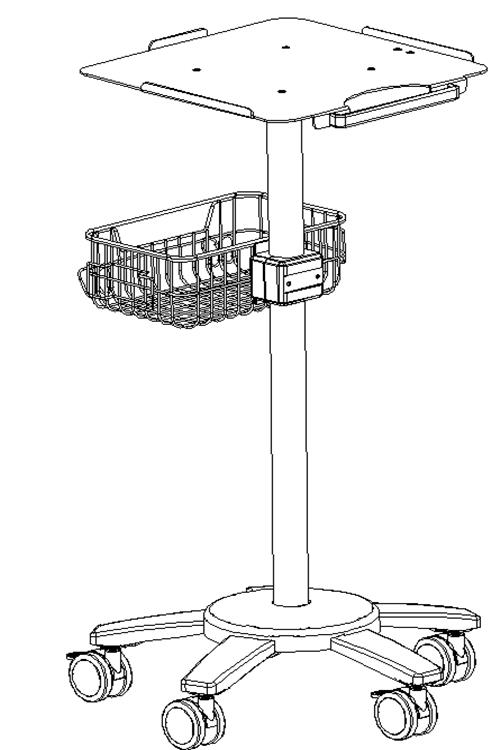 厂家直供理邦宝莱特科曼等心电图机监护仪移动推车