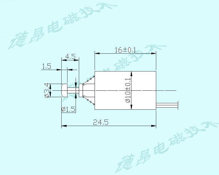 寮步微型圆管推拉电磁铁