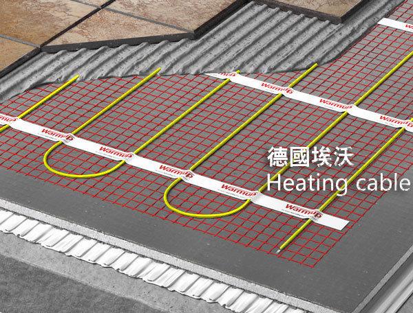 北京德国埃沃发热瓷砖电暖系统