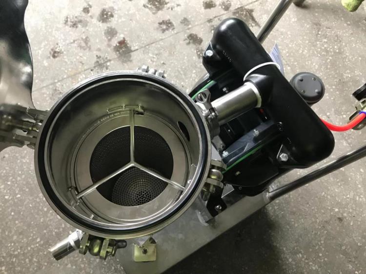 304不銹鋼推車式過濾器膠水油漆潤滑油過濾器