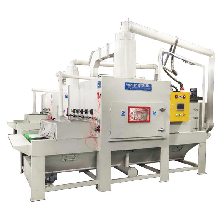 電視機(jī)邊框噴砂機(jī) 上海輸送式自動噴砂機(jī) 百翔大型平板箱體噴砂