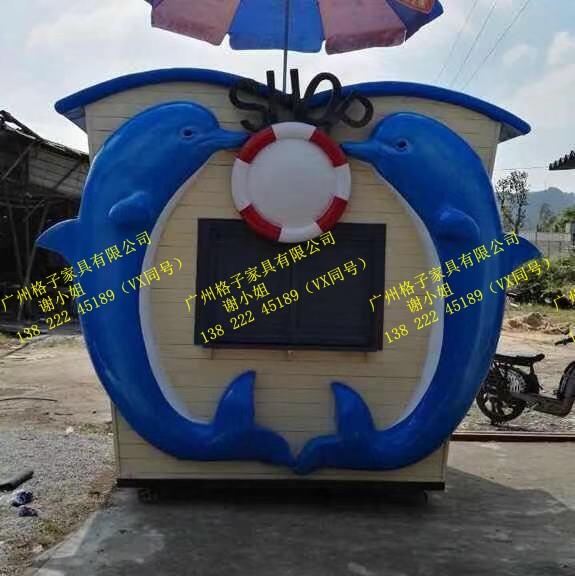 步行街小吃售貨亭復(fù)古商業(yè)街美食售賣車移動(dòng)小賣部夜市商亭