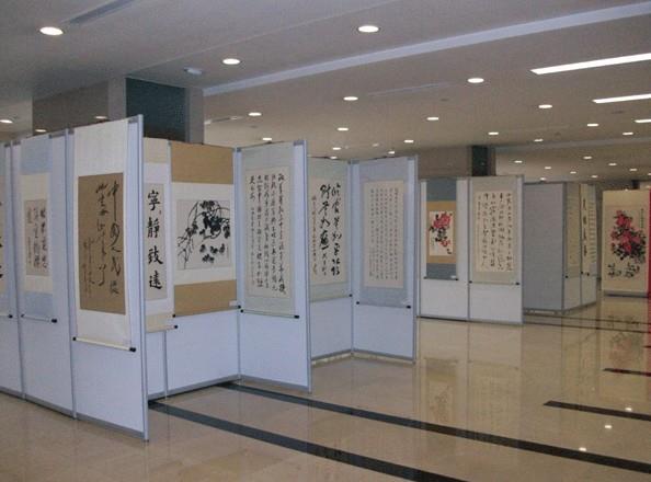 广东广州学校展板出租 八棱柱书画展板租赁