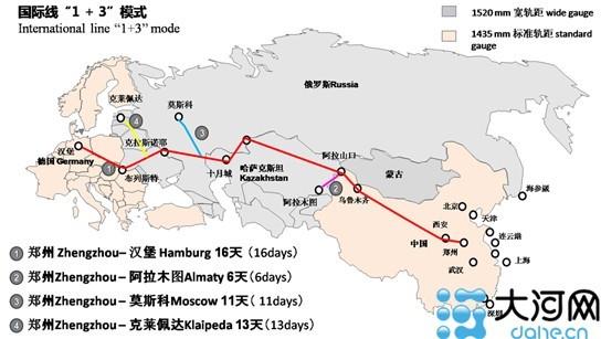 浙江服裝出口到德國漢堡華沙鐵路拼箱整柜