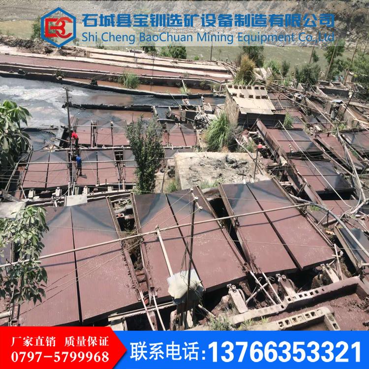 6s選礦搖床配件洗銅鎢淘金搖床玻璃鋼搖床面江西搖床雙層選礦搖