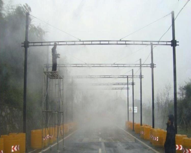 汽车淋雨试验驾校驾考中心模拟雨雾湿滑路淋雨设备