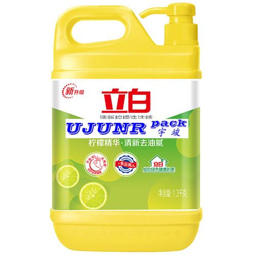 立白洗洁精贴标机