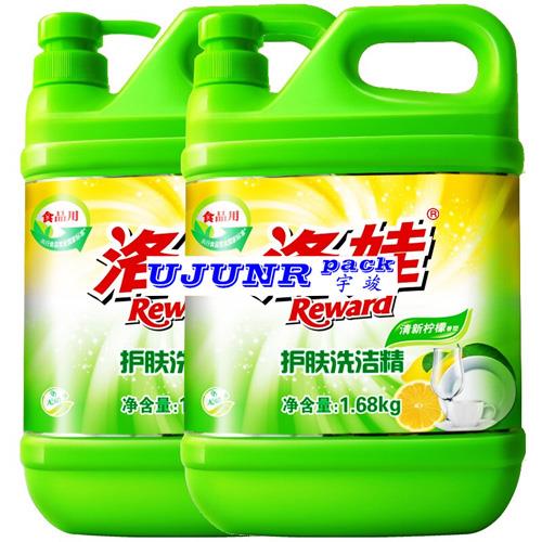 洛娃洗洁精贴标机-广州宇竣旋转式热熔胶方瓶贴标机