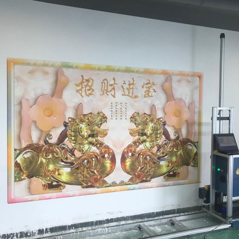 東莞江榕彩業科技大型墻體彩繪機 墻體噴繪機電視背景墻打印設備