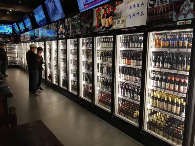 廣東三盾冷鏈設備超市玻璃門冷藏冷凍柜飲料柜啤酒冷藏柜