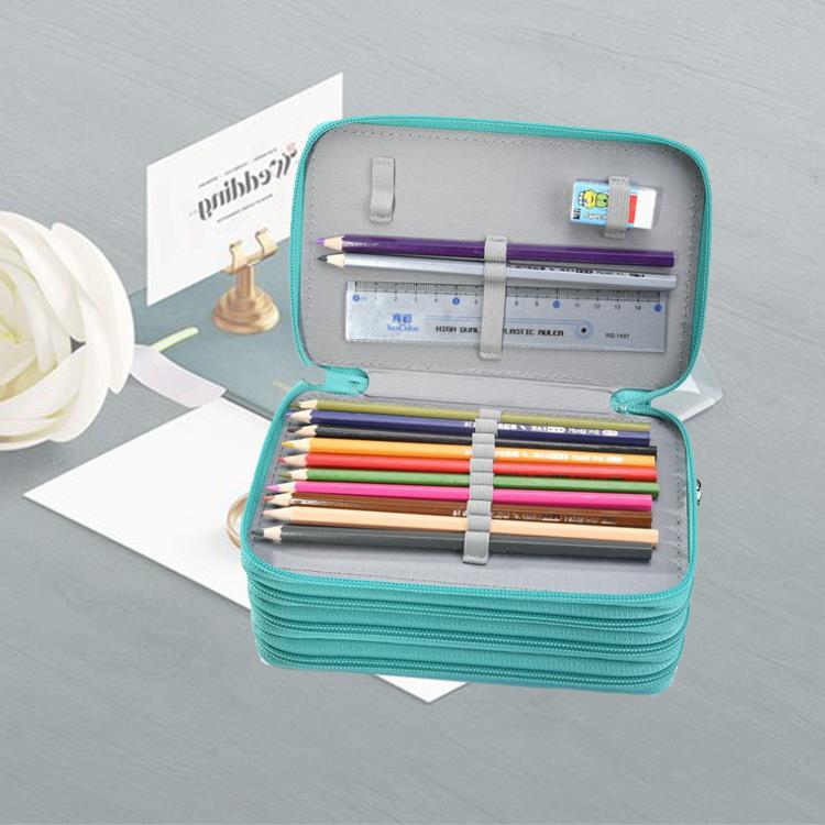 现货供应多功能四层大容量防摔72色素描铅笔袋文具盒