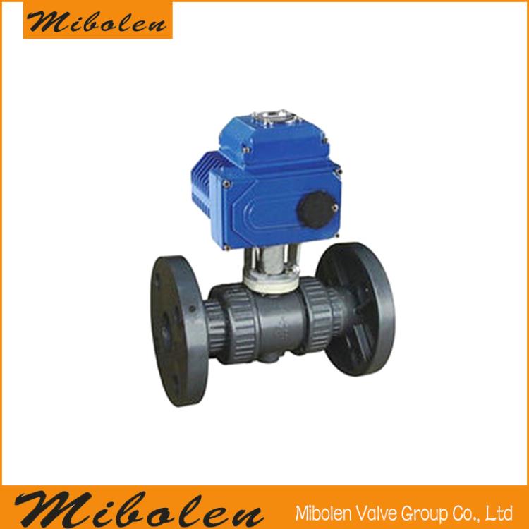 德國電動塑料法蘭球閥