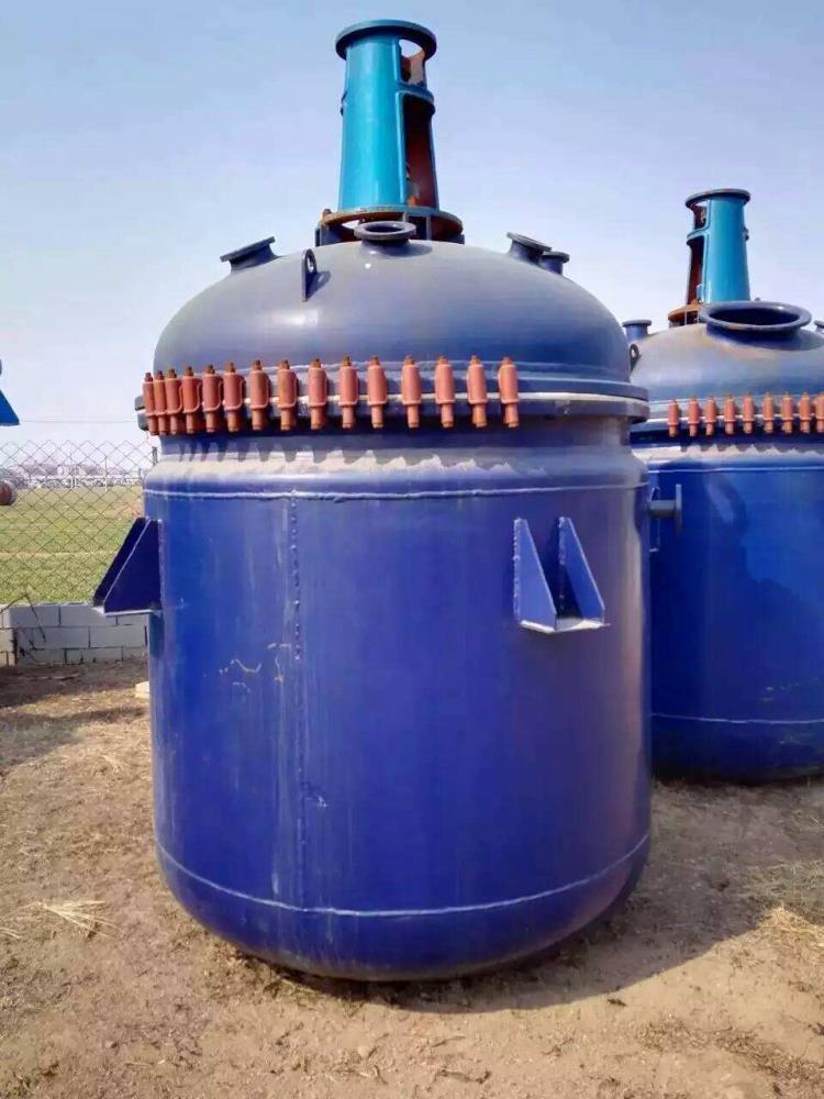 出售二手5000搪瓷反應釜