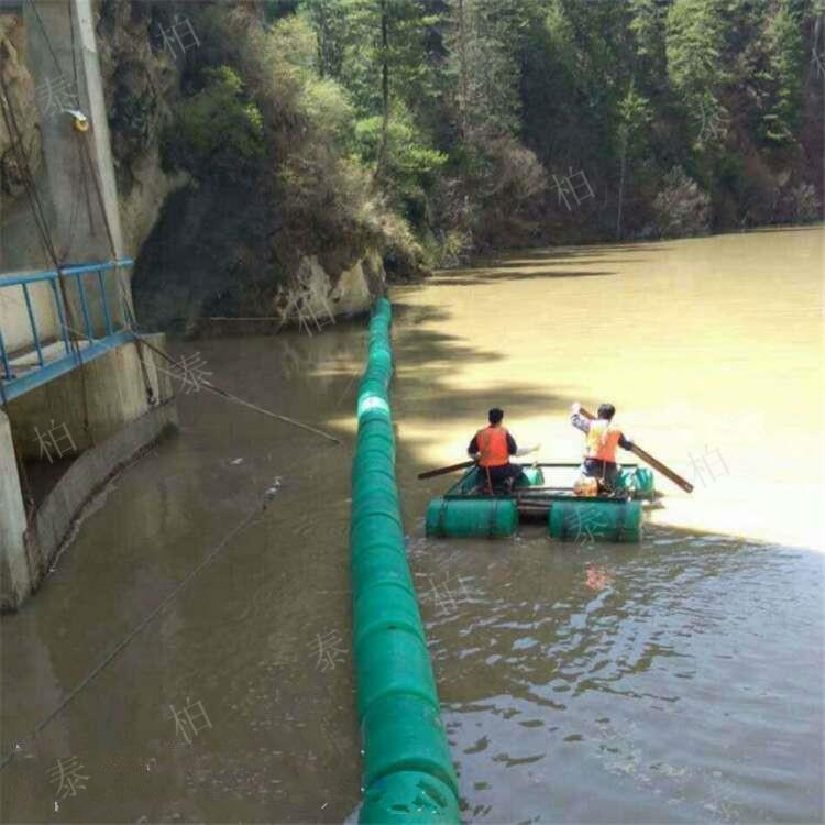 水庫(kù)浮筒式攔污柵浮筒規(guī)格 水面浮式攔污排