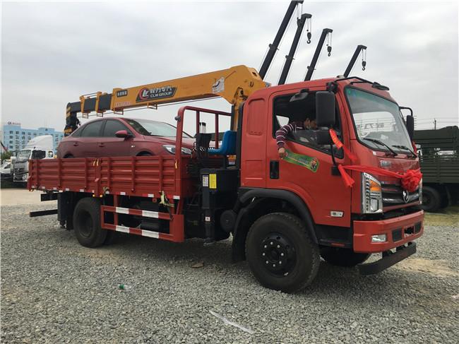 22萬左右5米多車廂華神8噸隨車吊160馬力