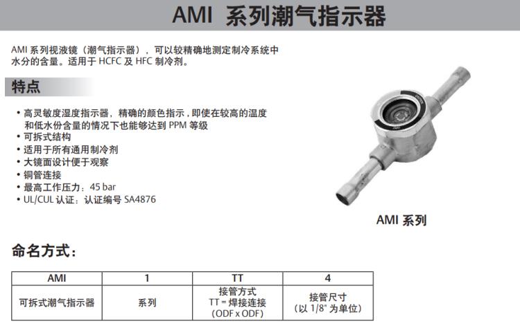 艾默生emerson潮氣指示器液視鏡