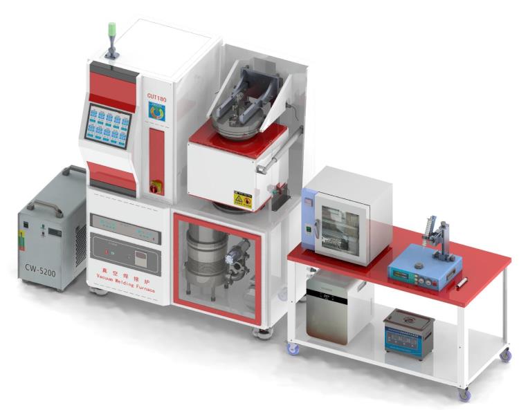 微型刀具真空釬焊爐 體積小 2小時每爐