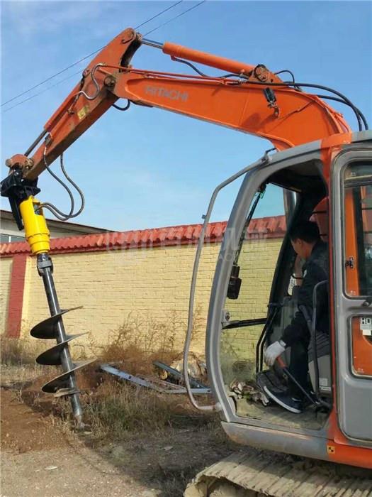 重慶液壓動力頭鉆機(jī)小型挖掘機(jī)螺旋鉆機(jī)BZ9000挖掘機(jī)打坑機(jī)