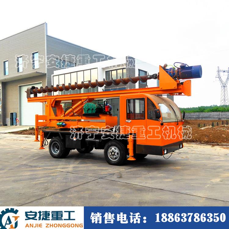 安徽阜陽定制地基打樁機(jī) 270度旋轉(zhuǎn)引孔機(jī) 農(nóng)基用長螺旋打樁