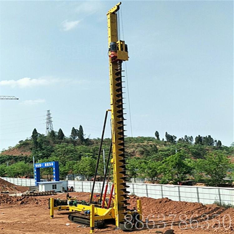 CFG打樁施工地基鉆孔機(jī) 18米CFG樓房地基打樁機(jī) 工程建