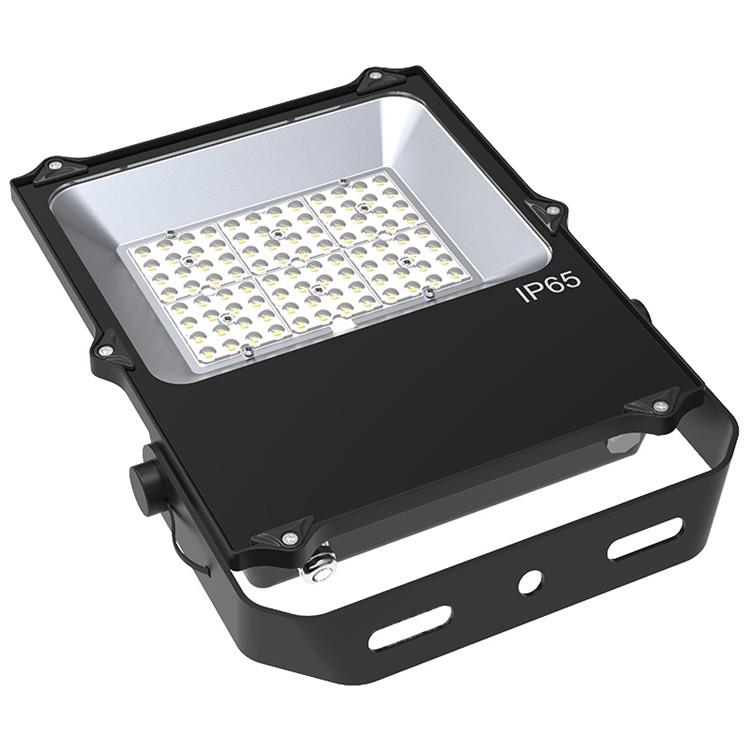 80W led 泛光燈外殼壓塊紐扣式固定安裝 IP66