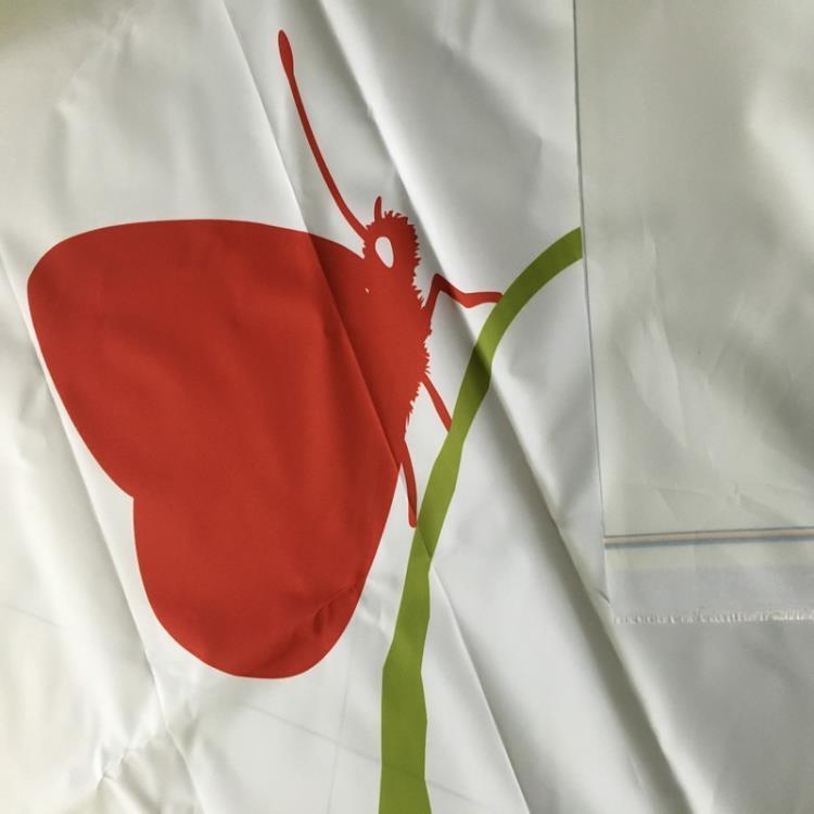 先涂層后轉印旗幟布廣告布帳篷布