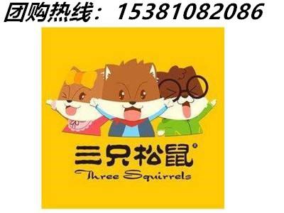上海三只松鼠休閑零食批發商三只松鼠堅果禮盒年貨供應